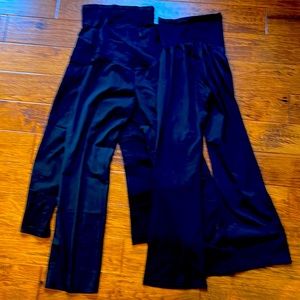 Motherhood black pants maternity three-pack